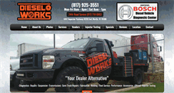 Desktop Screenshot of dieselworksntx.com